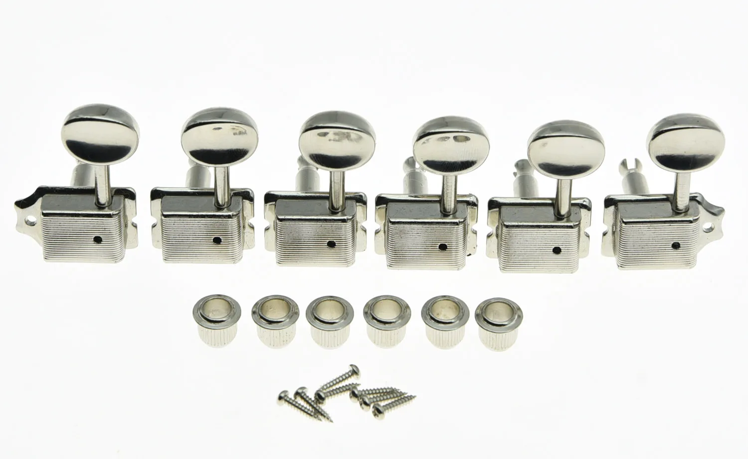 

Left Lefty Nickel Vintage Guitar Tuning Keys Tuners Machine Heads for ST TL