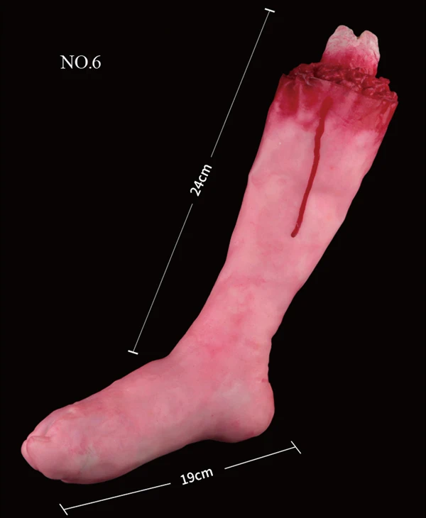 1 шт./лот Хэллоуин украшения ужас кровавый реквизит сломанные тела конечности пальцы ноги руки ноги латекс хитрые игрушки для вечерние украшения - Цвет: NO.6
