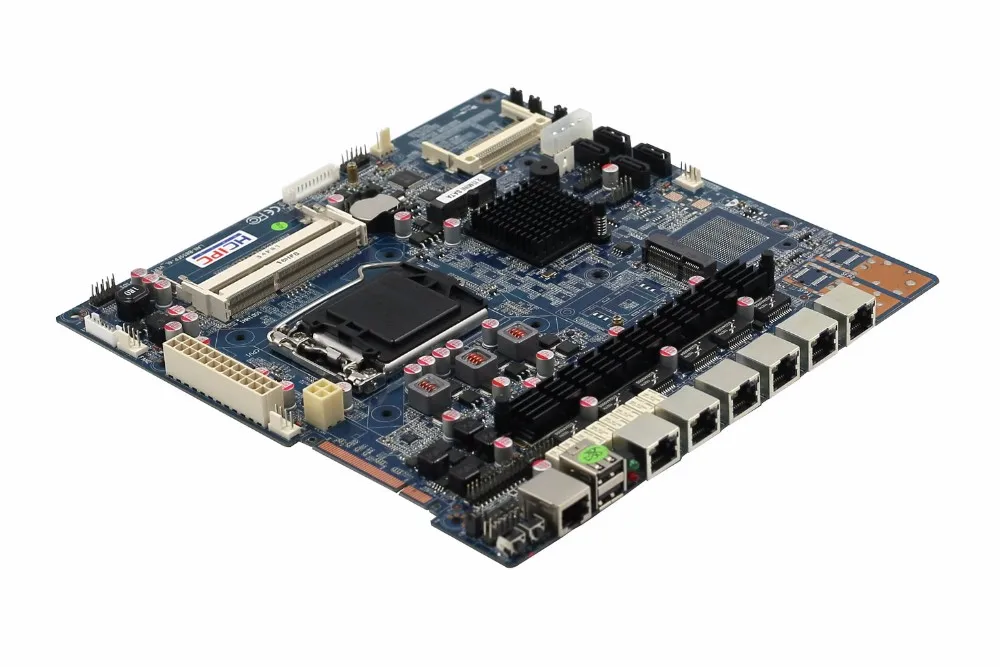 Cheap HCiPC M507-1 LAN-HCZ87-6L Z87+82574L 6LAN +By Pass Firewall Motherboard,ITX Motherboard,6LAN motherboard,1U Server,Free shipping 11