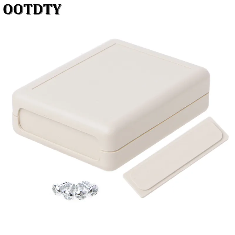 

OOTDTY Waterproof Instrument Box Plastic Case Gray Electronic Project DIY 90x70x28mm