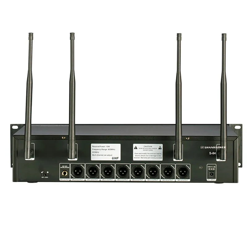 Высочайшее качество оригинальный 8CH Беспроводной UHF микрофон профессиональный