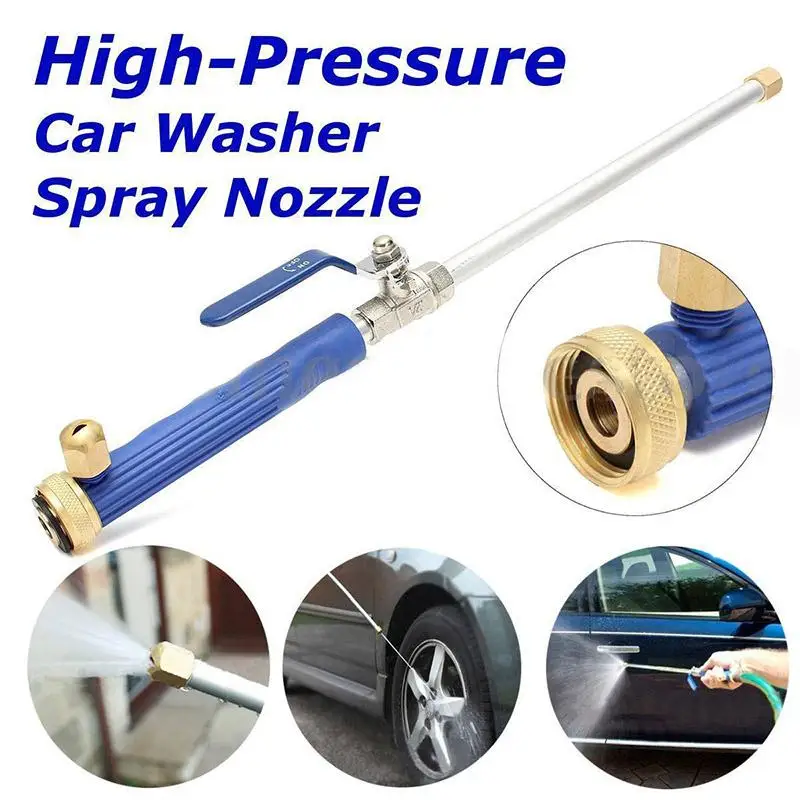 High Pressure Washer Spray Nozzle Water Jet Hose Wand Attachment