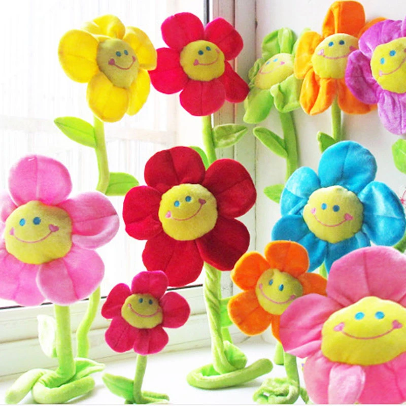 1ピースぬいぐるみカーテンスマイリーひまわり装飾花32センチひまわり変型ぬいぐるみぬいぐるみカーテンバックル Plush Toy Flower Plush Flower Toysunflower Toy Aliexpress