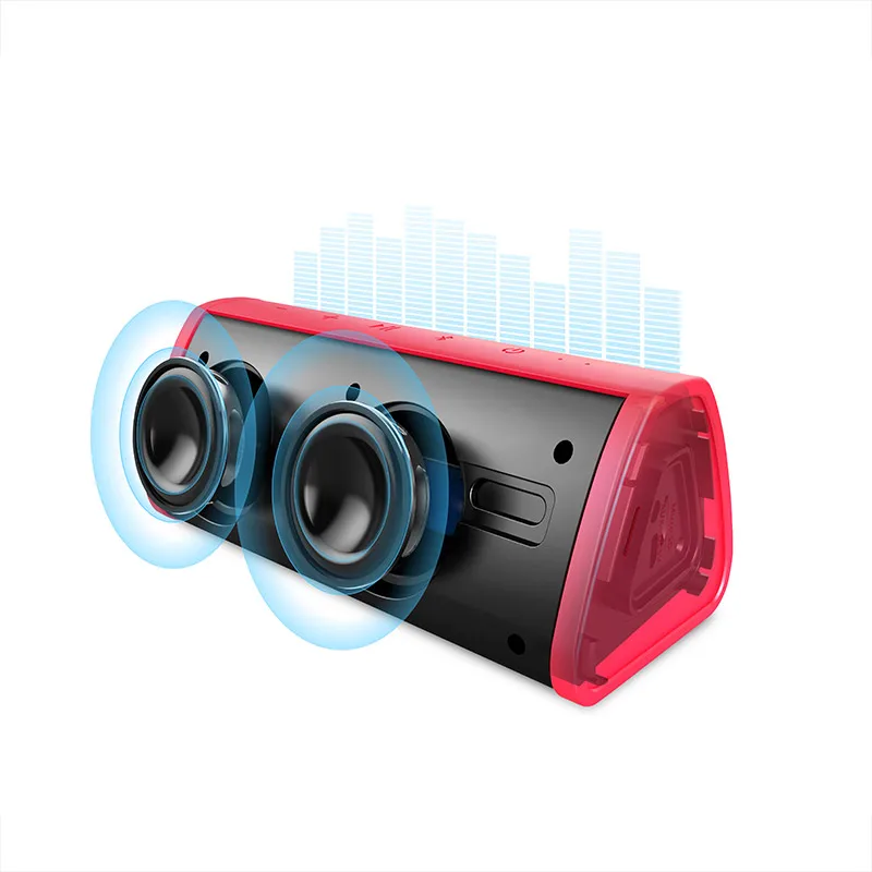 Bluetooth стереоколонка MIFA Red Graffiti уличная портативная колонка с рок звучанием и