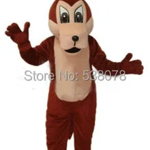 Большой коричневый маскарадный костюм волка костюм ростовой костюм мультяшный персонаж Хэллоуин маскарадный Карнавальный костюм для косплея SW479