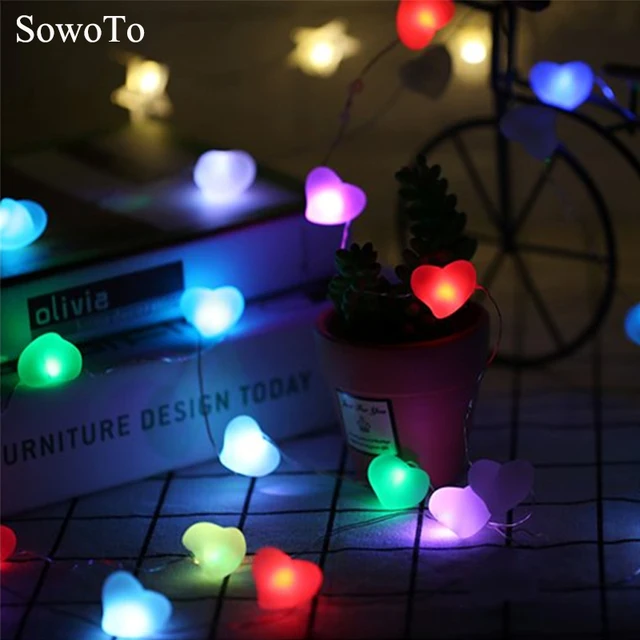 romantic love bulb colorful