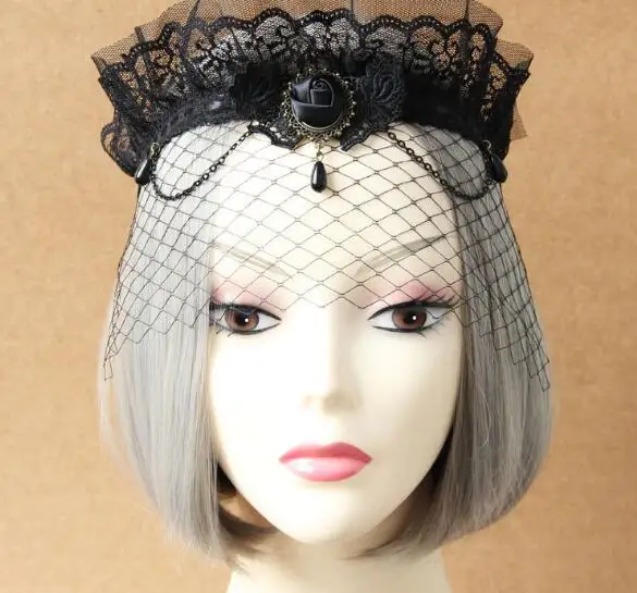

Women Sexy Lace crown veil Mask Party Masks For Masquerade Halloween Costumes Carnival Mask