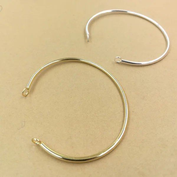 

SEA MEW 10 PCS 65mm*2mm Fashion Style Metal Gold Silver Color Bangle Bracelet For Women Girl's Gift