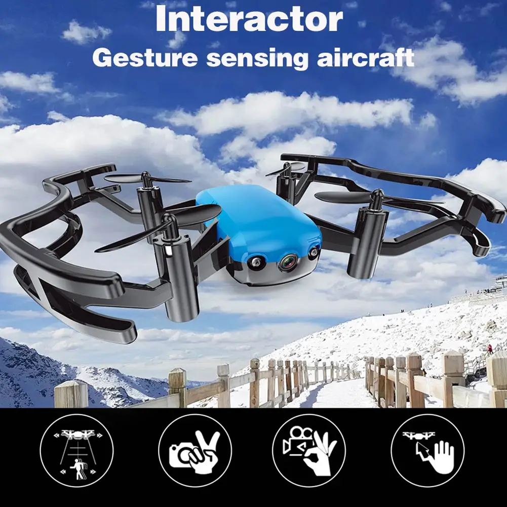 

Gesture Induction Drone Remote Control Drone Quadcopter Headless Mode HD Camera Drones @ZJF