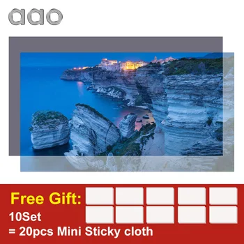 

AAO Reflective Fabric Projector Screen 60 100 120 130 Inch 16:9 Proyector Screen for XGIMI H1 JMGO YG420 YG500 Projection Screen
