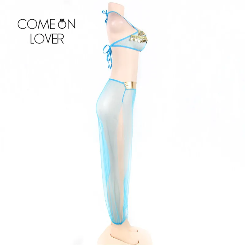 Comeonlover сексуальное нижнее белье синее индийское стильное горячее эротическое с