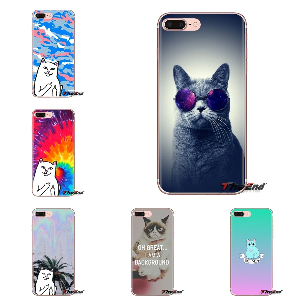Cat Shit One phone wallpapaer For Samsung Galaxy J1 J2 J3 J4 J5 J6 J7 J8 Plus 2018 Prime 2015 2016 2017 Transparent TPU Bag Case |