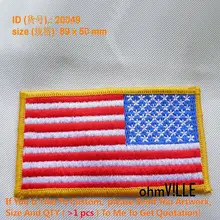 20049 американский флаг/Соединенные Штаты Флаг гладить на Нашивки-Гарантированное качество аппликации на заказ гладить на Нашивки 20047