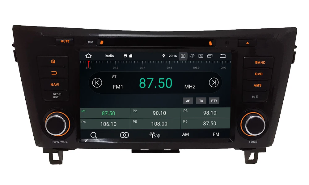 Discount 8" Octa Core 4G Android 8.1 4GB RAM 64GB ROM Car DVD Multimedia Player Radio For Nissan Qashqai X-Trail Dualis Rogue 2013-2018 2