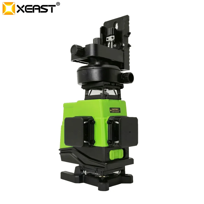 

XEAST 3/4D laser level green beam 12/16 lines level Automatic Self Leveling 360 Vertical&Horizontal stick wall tool