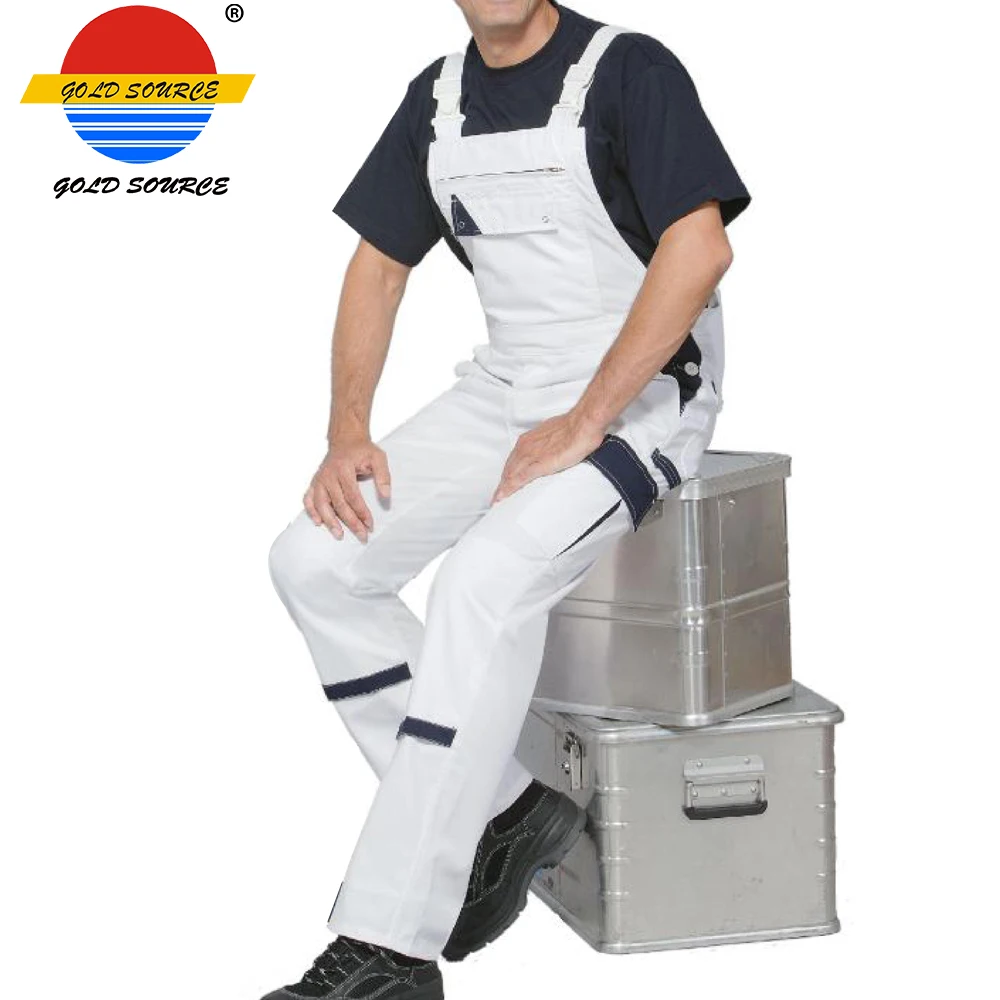 Praktika Bib Pants White