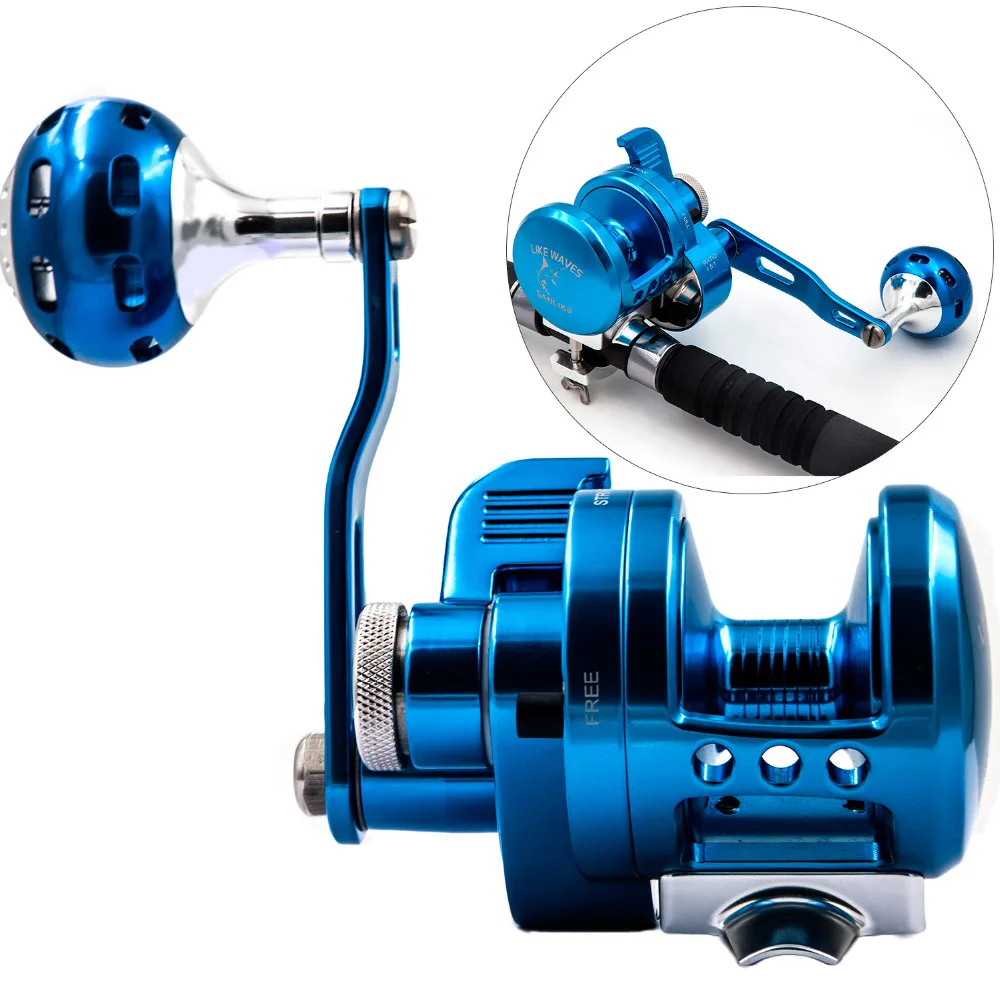 Strong Trolling Ocean reel fly Fishing Reel Left&right Hand Max Drag 28KG 9BB+1 bearing 6000
