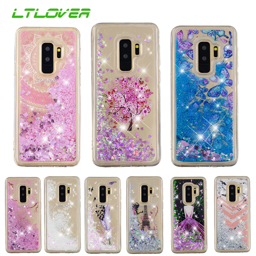 Cute Unicorn Marble Glitter Star Dynamic Liquid Quicksand Case For Samsung Galaxy A6 Plus A8 J6 2018 A5 2017 J3 2016 Back Cover |