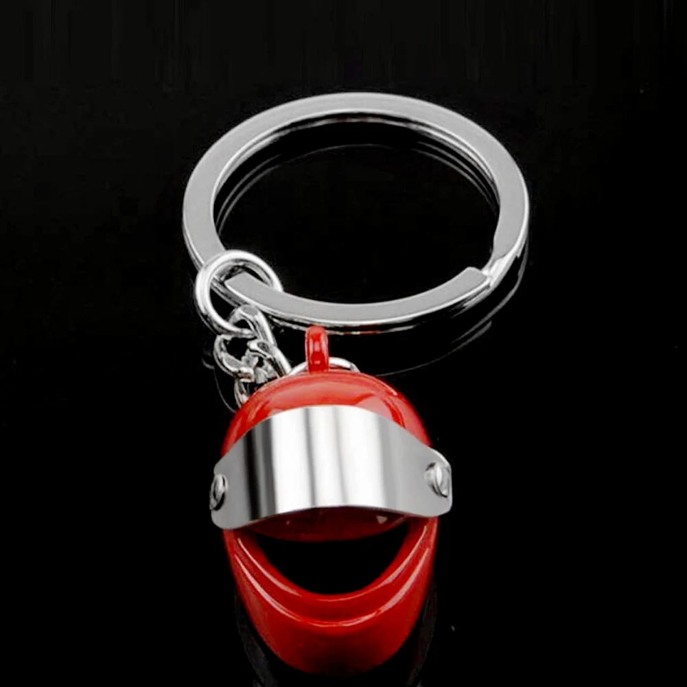 Buy 1pc Creative 3D Motorcycle Bicycle Helmet Key Chain Ring Keychain Keyring