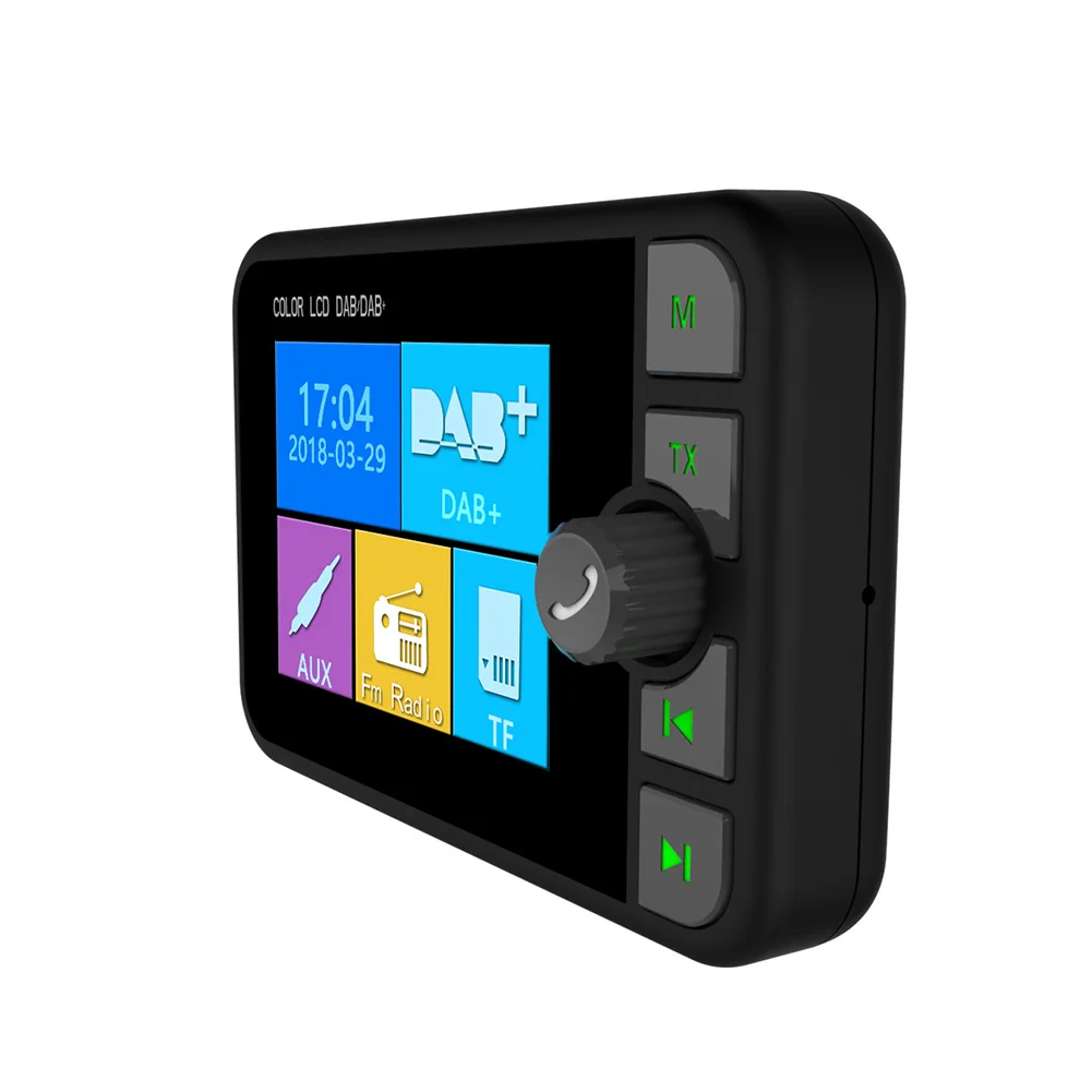 DAB Цифровой широкий обзор MP3 модная Электроника Магнитная стерео музыка потоковое автомобильное радио Bluetooth цветной экран адаптер