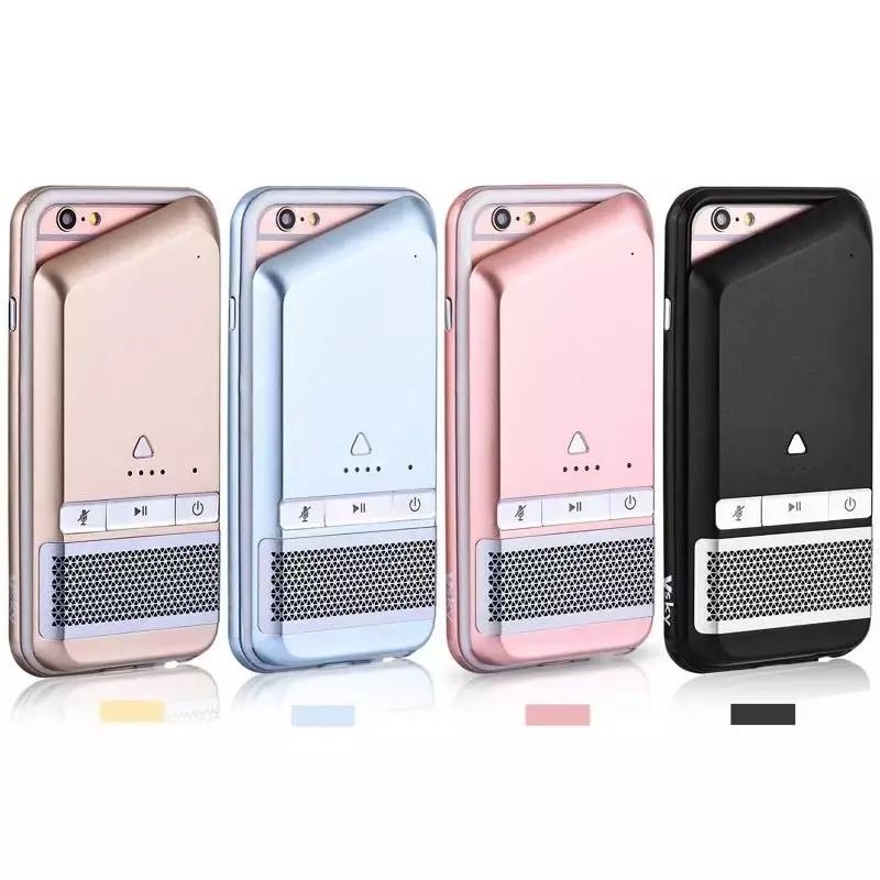 2017 New Multi function Phone Case 1800MA Power Bank Bluetooth Speaker