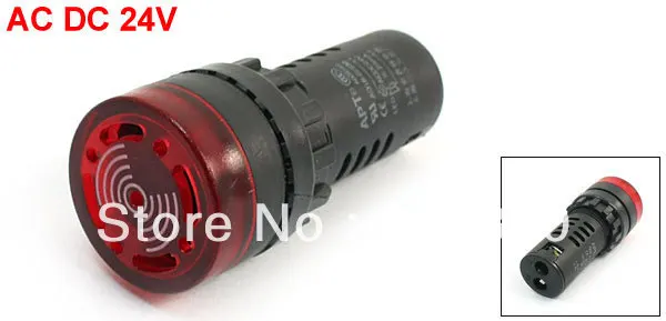AC DC 24V 12V 220V 380V Buzzer Alarm Red LED Accident Fault Signal Indicator Light AD16-22SM | Лампы и освещение