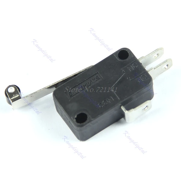 

10pcs/lot New Micro Roller Long Handle Lever Arm Normally Open Close Limit Switch KW7-3