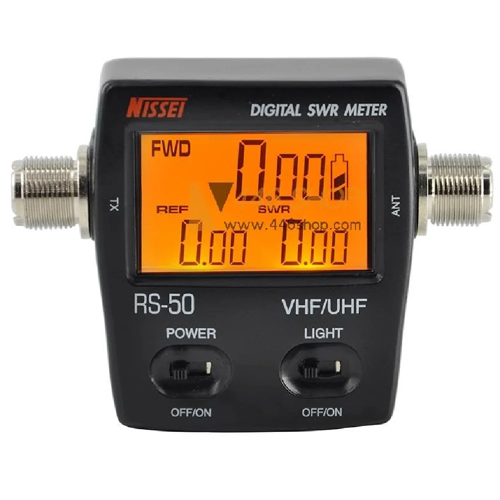 RS-50 цифровой КСВ/Ватт метр NISSEI 125-525 МГц UHF/VHF M Тип разъем для TYT Kenwood Baofeng светодиодный экран Радио счетчик мощности