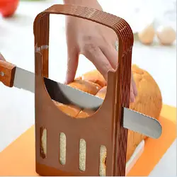 Кухня нож для хлеба Mold DIY практические хлеб для тостов для резки и нарезки ломтиками инструмент Кухня творчества выпечки Slice держатель