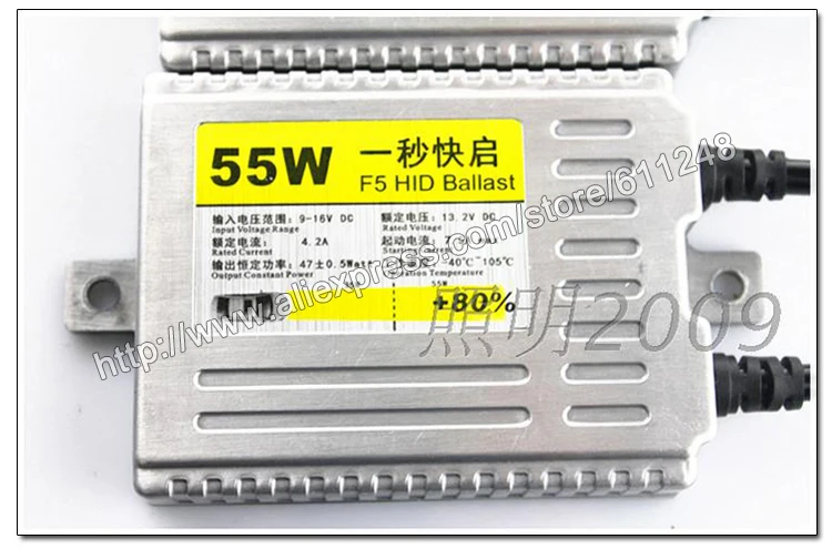 Постоянного тока 12В 55 Вт Тонкий быстрый запуск балласт автомобиля H1 H3 H4 H7 Hid ксеноновый балласт для Hid объектив балласт
