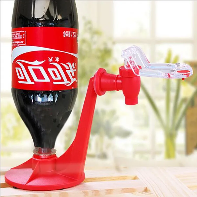 

NEW Mini Upside Down Drinking Fountains Cola Beverage Switch Drinkers Hand Pressure Water Dispenser Kitchen Bar Home Drink Tool