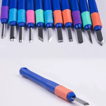 

7-11pcs/Set Hand Wood Carving Tools Plastic Chip Detail Chisel Set Knives Tool for Woodworking Hobby Artist Crafts Cutting