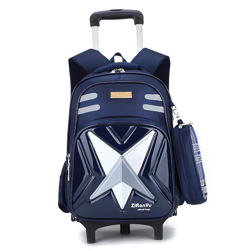 

Removable Children School Bags with 2/6 Wheels for Girls Trolley Backpack Kids Wheeled Bag Bookbag travel luggage Mochila
