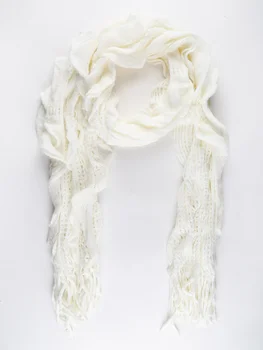 

Knit Scarf with fringes