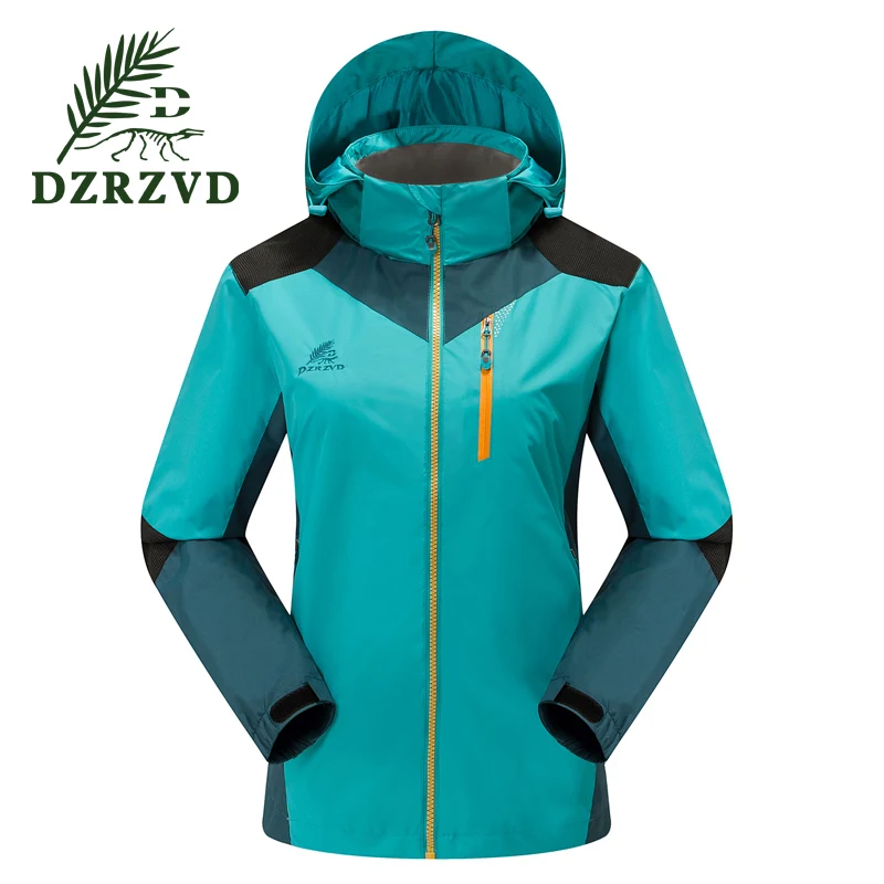 

New Spring Autumn Women Jacket Mountain Hiking Windbreaker Waterproof Jacket Outdoor Sport Warm Female Jacket Coat 15021