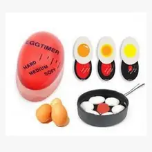 100 шт/партия Смола кухня вареное яйцо таймер идеальный цвет Изменение Яйцо вареный монитор многоразовый вареное яйцо таймер