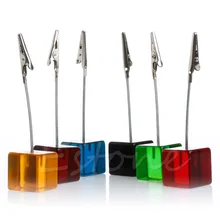 Куб проволока Место стол карта изображение Памятка Примечание Фото Таблица номер Клип держатель 1 шт. Прямая поставка