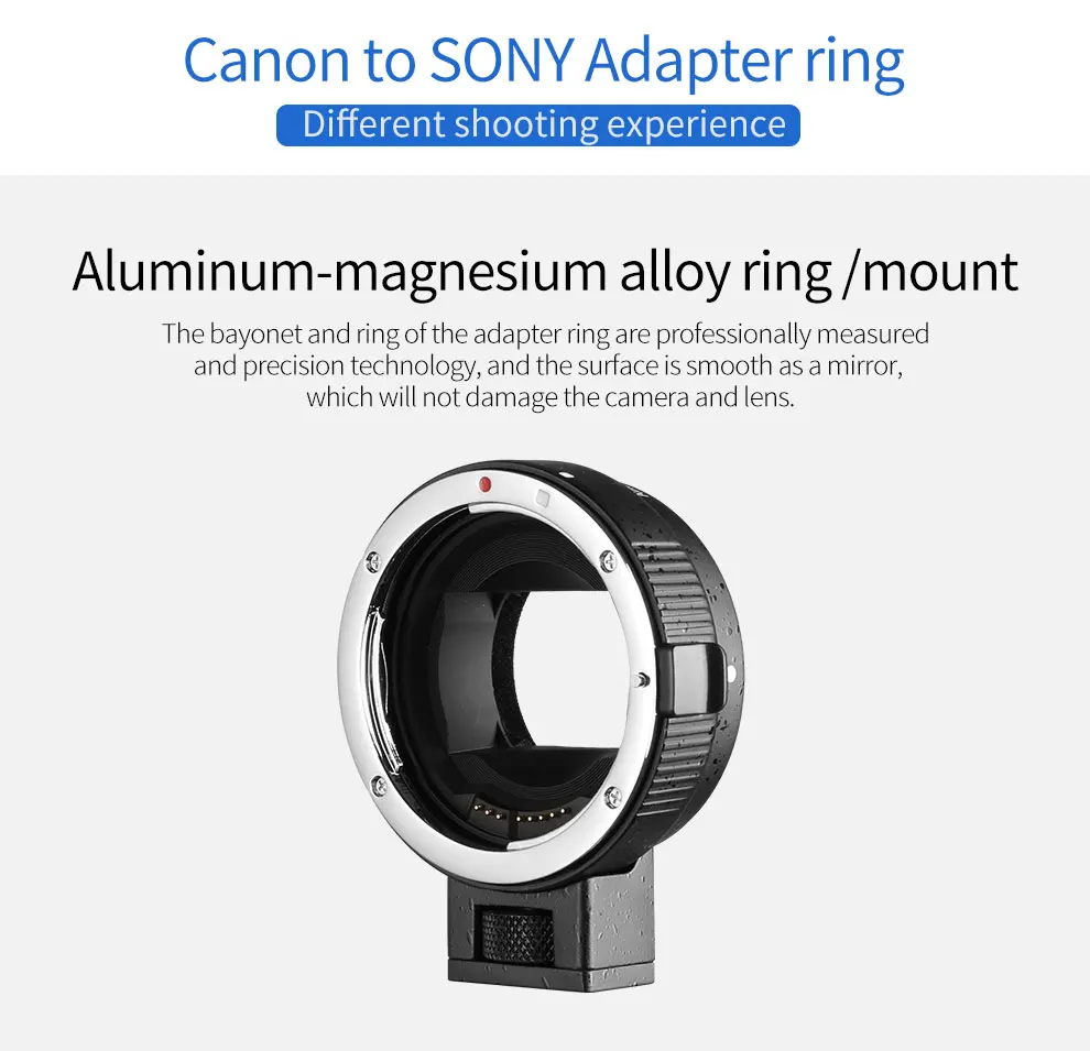 Автофокус EF-NEX Адаптер для крепления объектива для sony Canon EF EF-S объектив для E-Mount NEX A7 A7R A7s NEX-7 NEX-6 5 камера полная Рамка