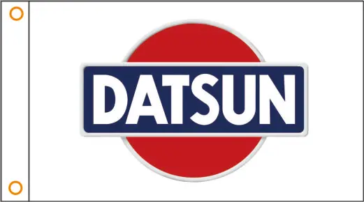 

car flag datsun Banner 3ftx5ft 100% Polyester 03