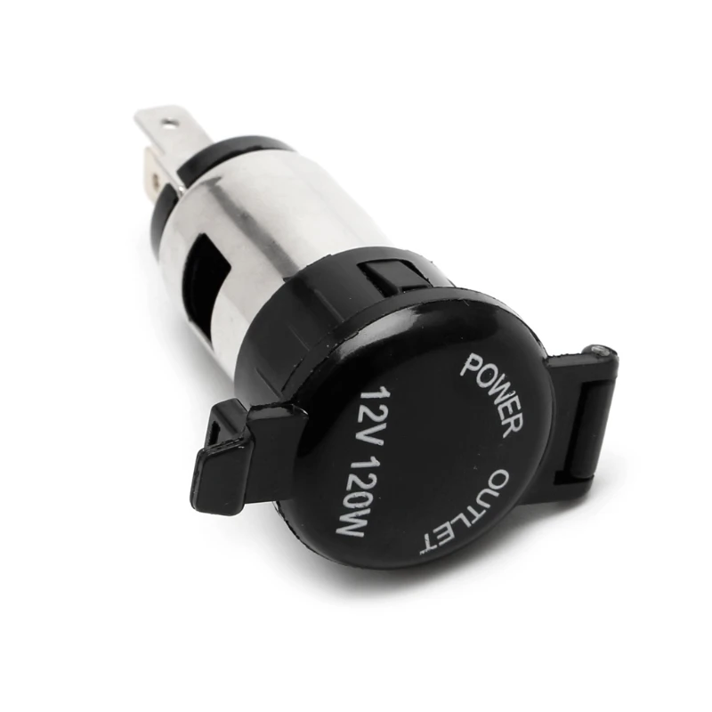 

New Waterproof 12-24V Cigarette Lighter Socket Power Plug Outlet Parts For Truck/Motorcycle / Boat / Car / Camper