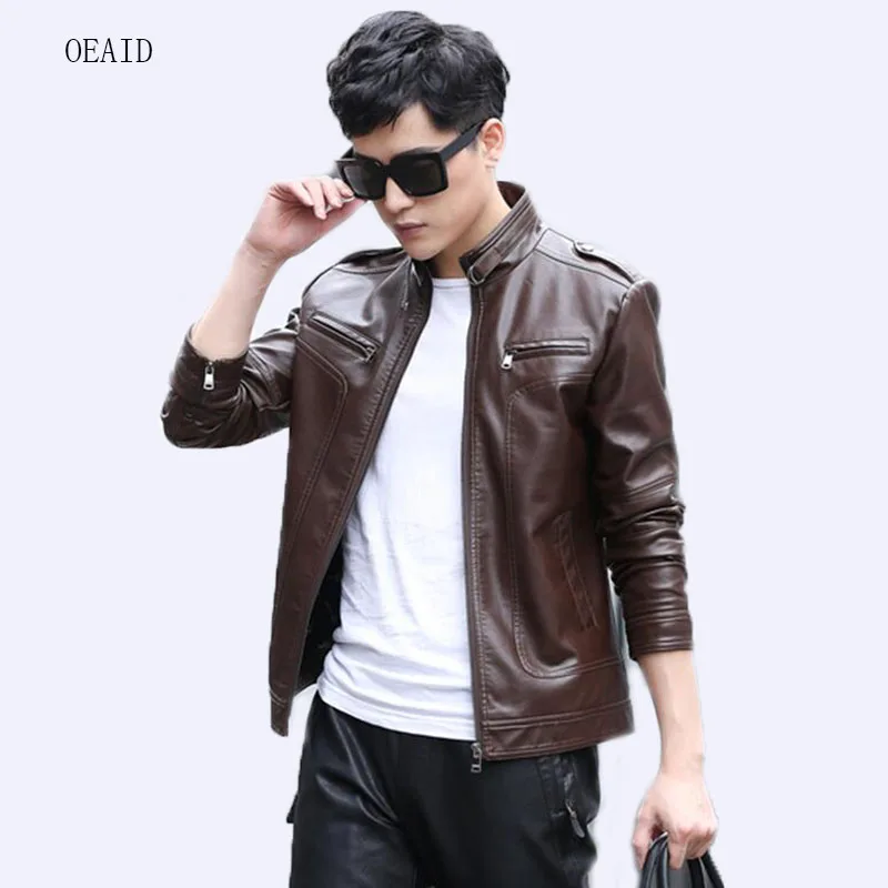 Buy Plus size S M L XL XXL XXXL 4XL Motorcycle Leather