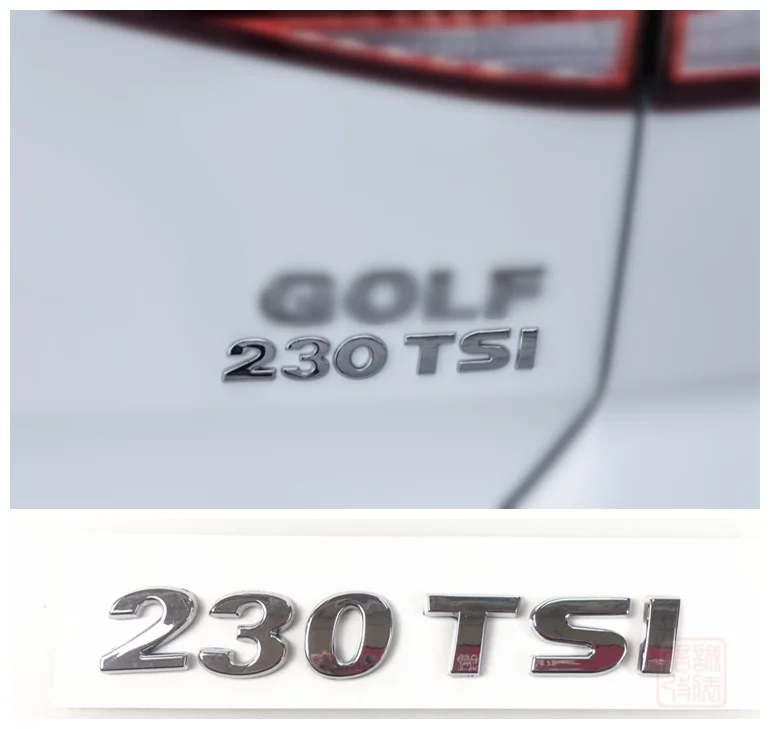 230 280 330 380 TSI 1 6G T I буквы Автомобильная Эмблема багажника наклейка с логотипом V6