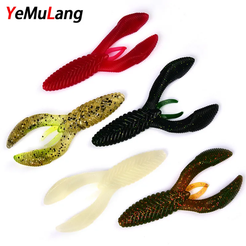 

5 Pcs/bag Wobbler Fishing Lures 11g 9cm Soft Worm Bass Soft Jigging Artificial Soft Baits For Fishing Accessories