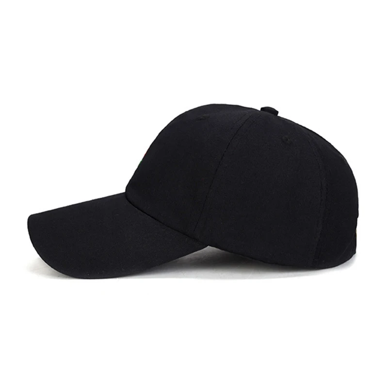 Women Men Rose Embroidered Baseball Cap Unisex Solid Flower Pattern Hat Male Female Fashion Adjustable Cotton Casual Caps CP0049 (8)