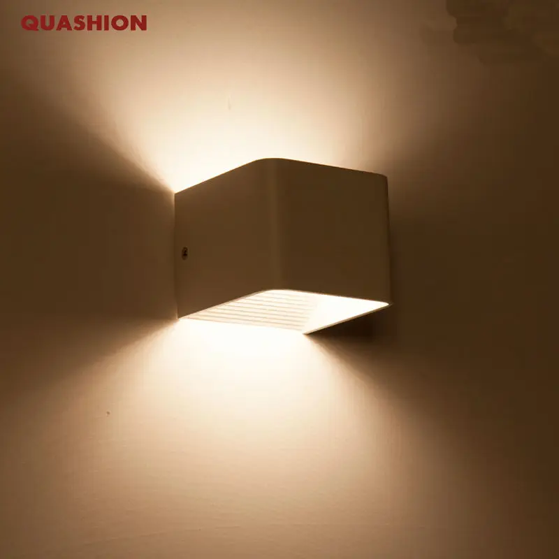 Современный простой светодиодный настенный светильник AC85-265V высокого качества в туалете, в спальне настенная лампа для чтения украшения света