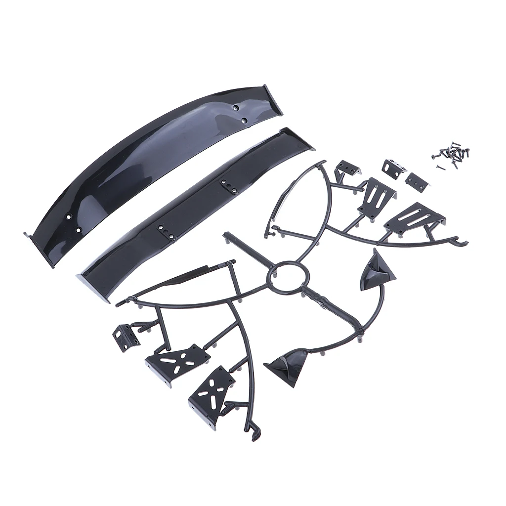 2 Kinds Different Shapes 110 RC Car Accessories Kit RC Drift Car Wing Set