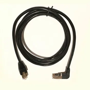 

Cat5 RJ45 Up Angle Network Cable, 3m RJ45 Male to Upward Male 90 Degree Cat 5 Ethernet Cable Cord