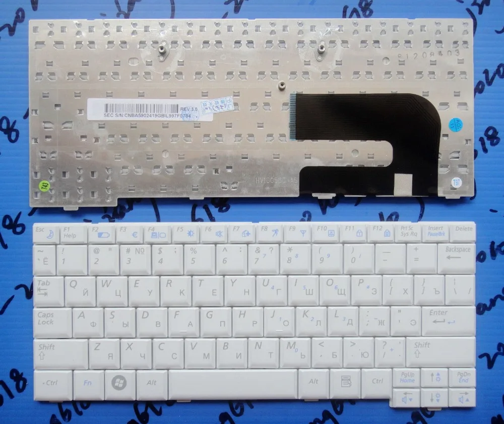 

News notebook keyboard for Samsung NP-N130 NP-NC10 ND10 N110 N140 Russian/DANISH/NORWEGAIN/SPANISH/SWISS/US layout