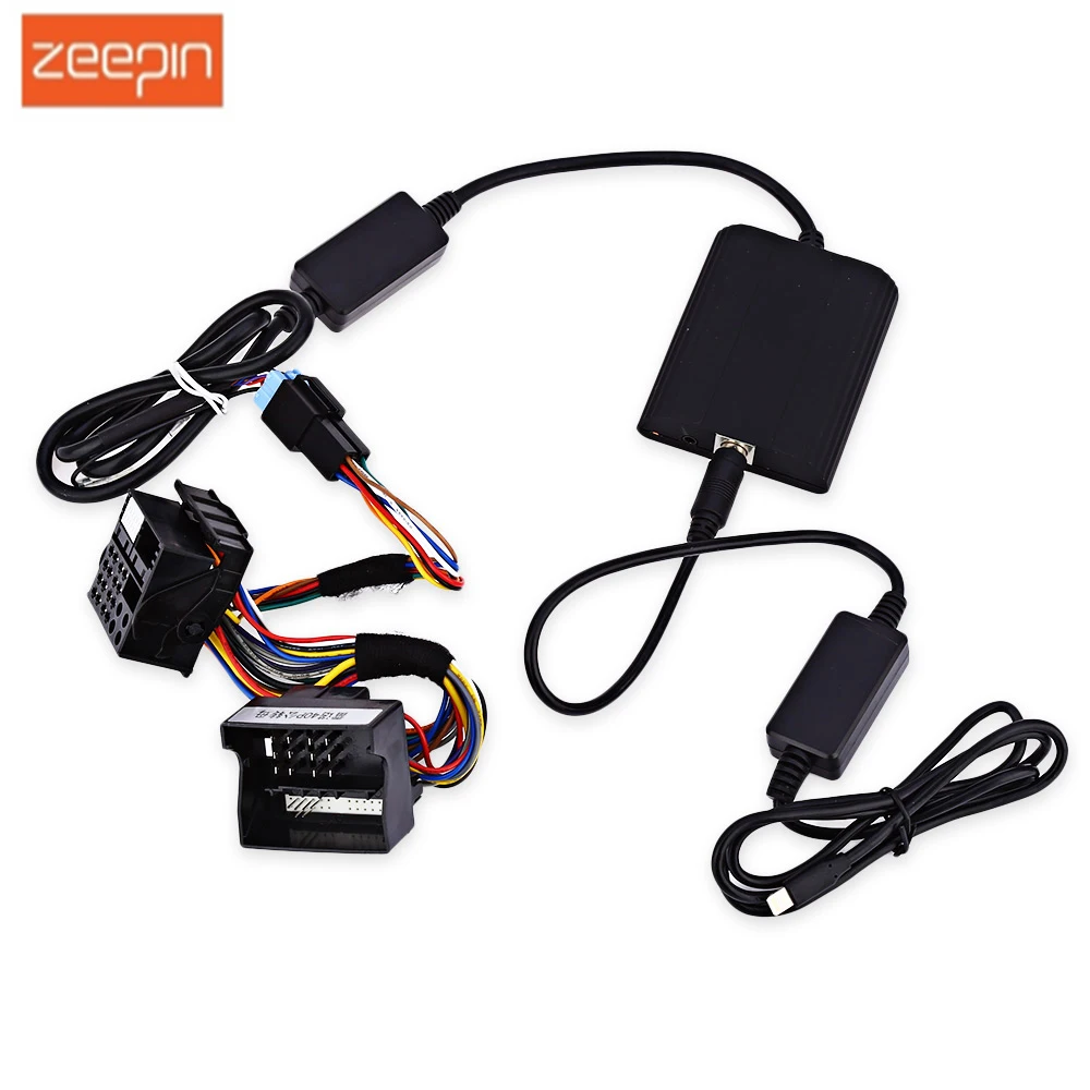 ZEEPIN 12 Pin Car CD Adapter Vehicle Audio interface MP3 Player AUX SD
