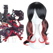 Игра Azur Лэйн Косплей парики Ijn Fuso Косплей термостойкие синтетические парики Хэллоуин Карнавал вечерние женские косплей парики
